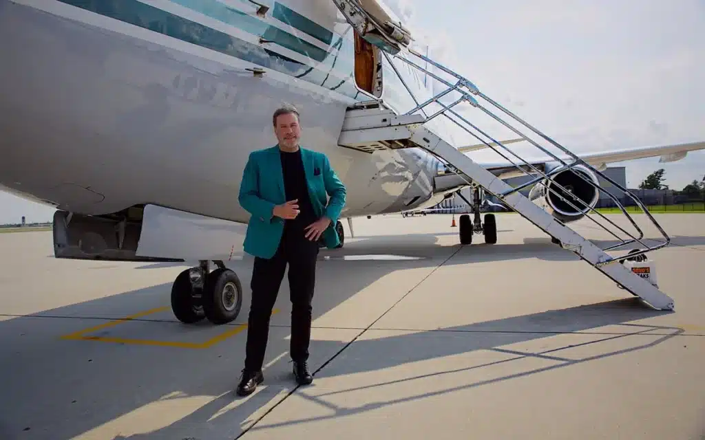 From grease lightning to lightning speed. John Travolta has an unreal private jet fleet
