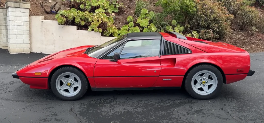 Johnny Cash had a very unorthodox way of getting into his Ferrari 308