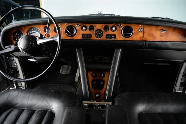 Johnny Cash's old 1970 Rolls-Royce Silver Shadow has been turned into an EV after it had 'black smoke' coming out of it