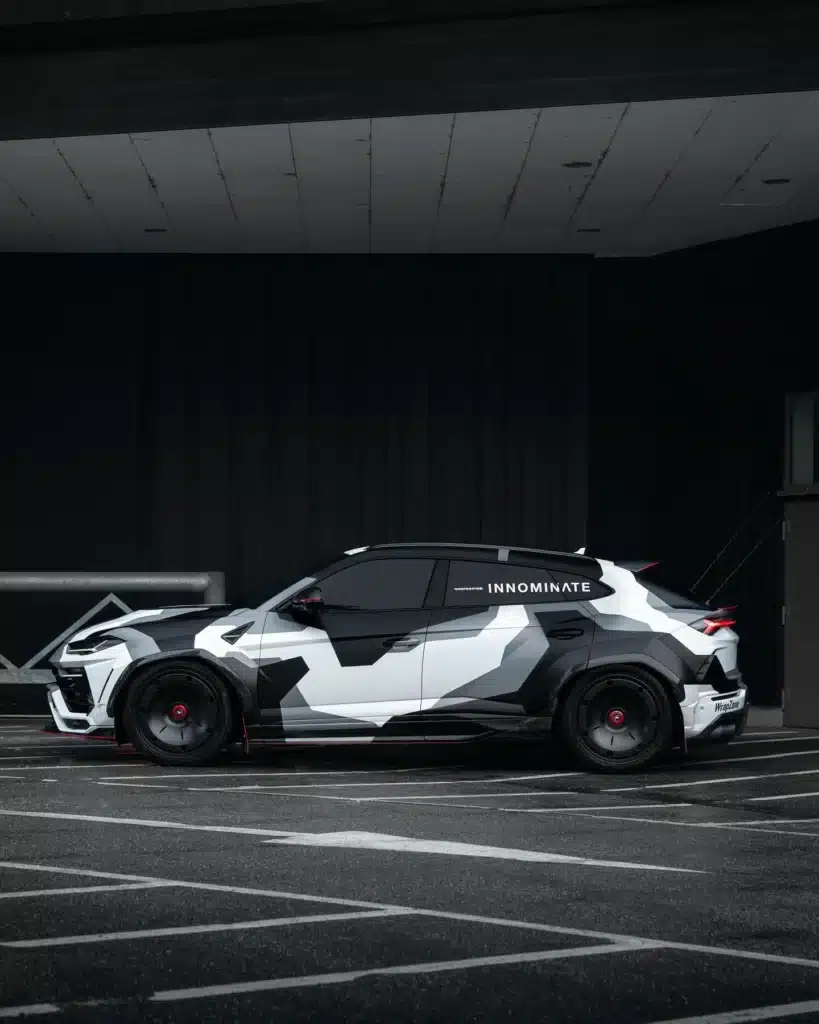 Swedish skier Jon Olsson car