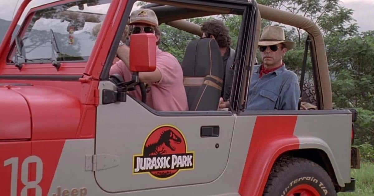 The Jurassic Park Jeep.