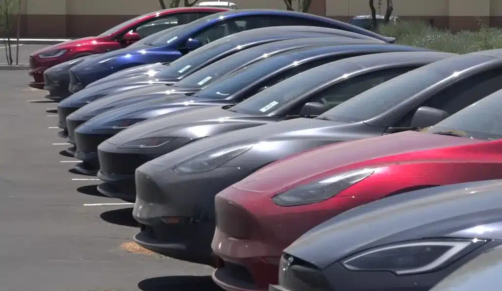 Tesla cars in Arizona