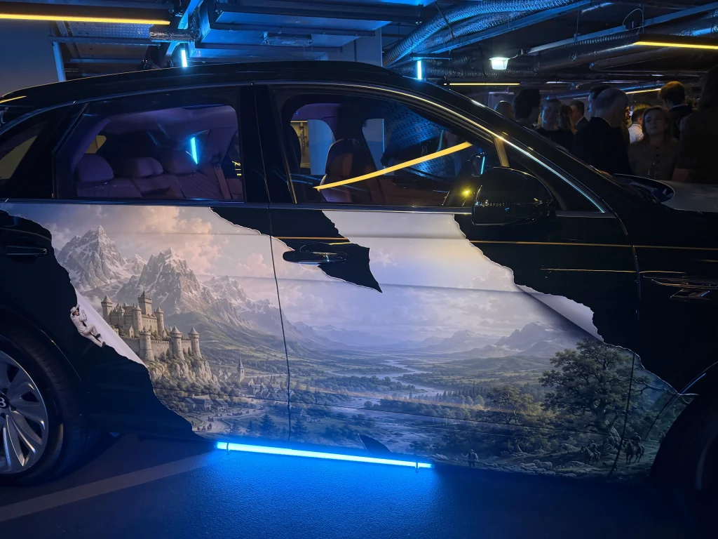 KOZO spent three months transforming entire fleet of luxury cars including Rolls-Royce and Bentley into drivable art and these are all the small details that stand out