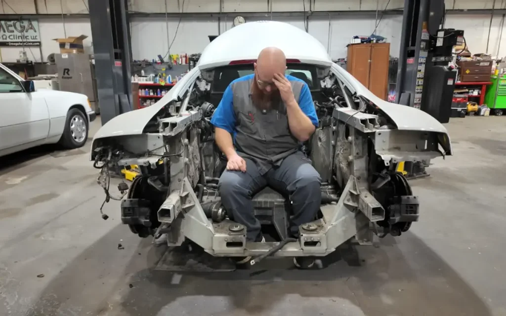 This Kansas mechanic has been trying to fix his 2008 Audi R8 -and he has been left blown away by the costs