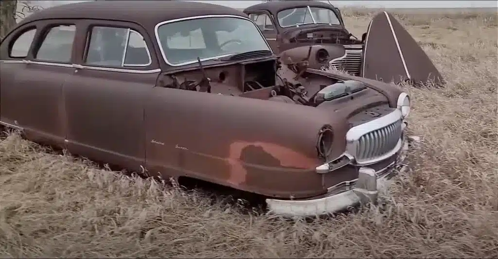 abandoned cars farmstead Kansas