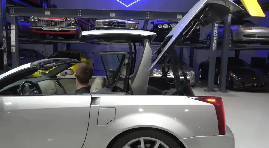 A rare Cadillac XLR-V with a Northstar V8 and Corvette platform was bought for $10K in Kansas and is still running after years of wear