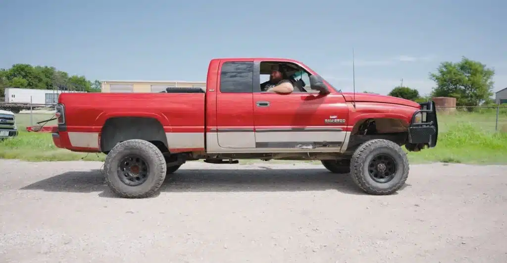 This backwards truck features a turbo diesel engine and full custom truck build that lets it drive legally in reverse at highway speed