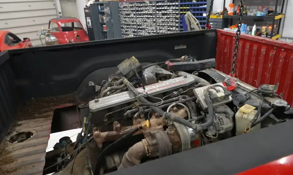 This backwards truck features a turbo diesel engine and full custom truck build that lets it drive legally in reverse at highway speed
