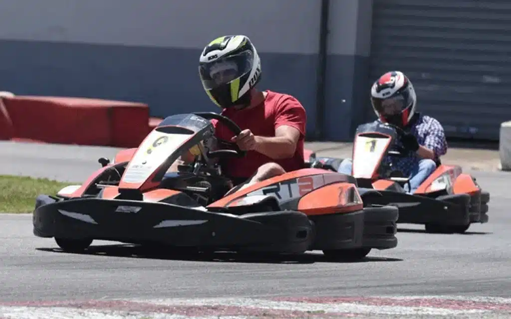 When a Ferrari 296 raced the most powerful machine in go-karting it wasn't a fair fight