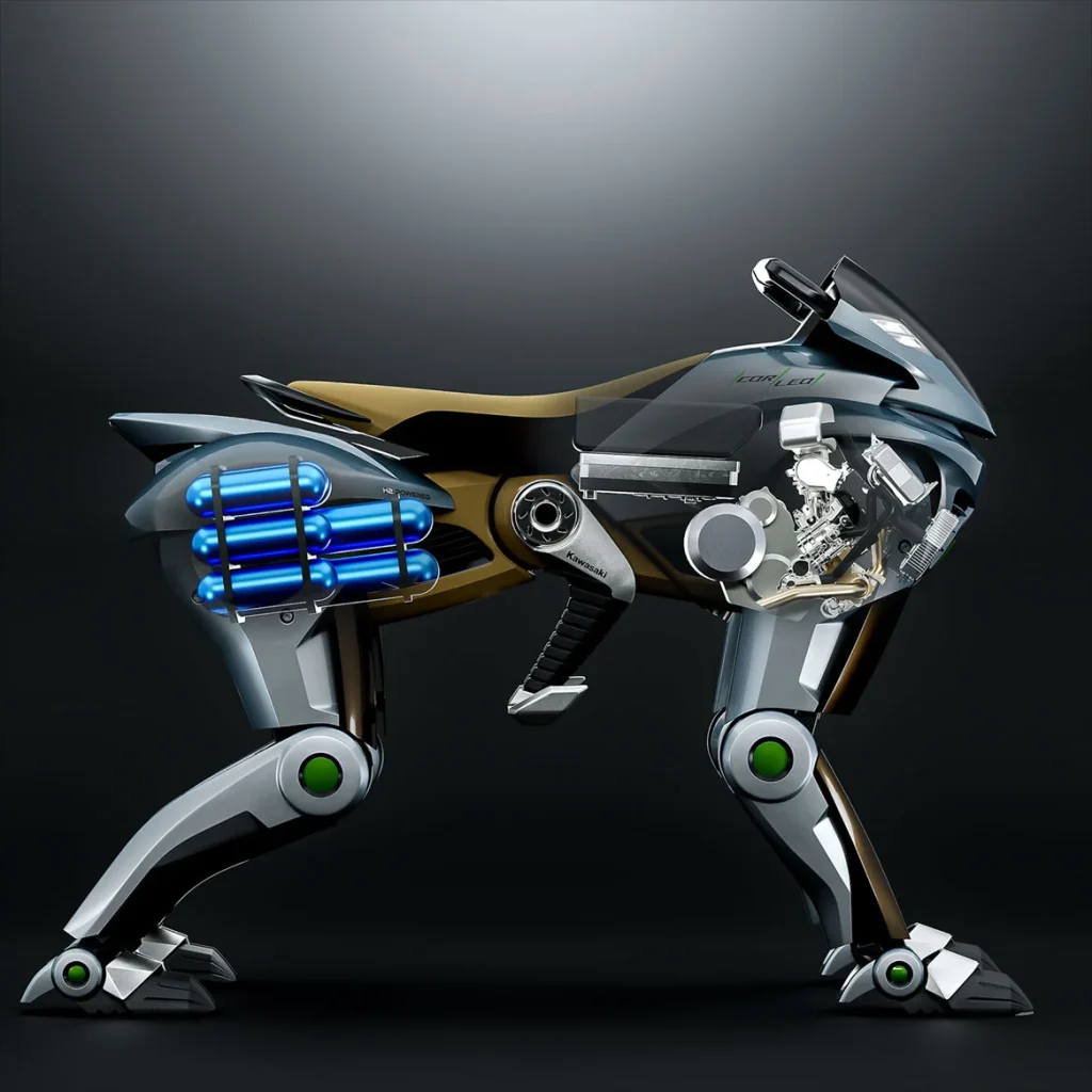 Kawasaki's four-legged robot horse vehicle that was once a 2050 pipe dream is now going into production decades early
