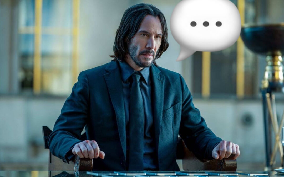 Keanu Reeves has (nearly) more kills than lines of dialogue in John Wick 4