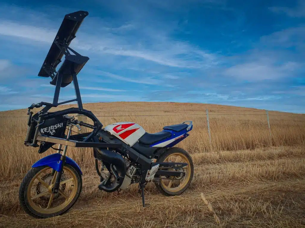 Kent Shillitoe's Kejashi design might just have changed motorcycle design grip forever.