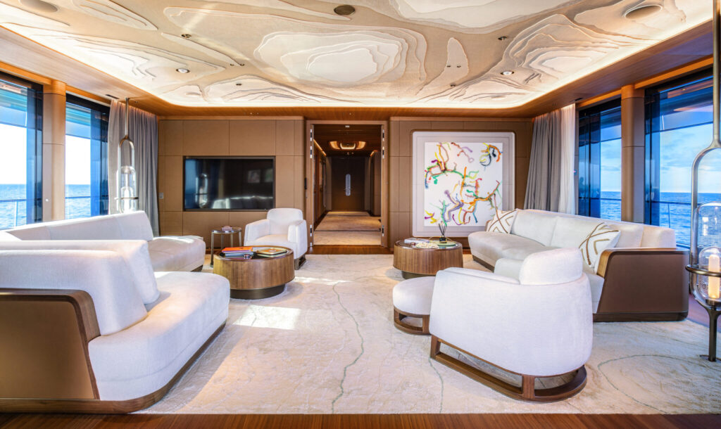 Kenshō World Superyacht awards, living room