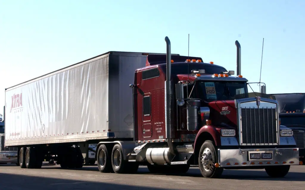 This is what the chromes tubes on semi-trucks actually do, seen on this Kenworth truck