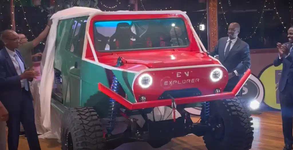 Kenya's first EV revealed for locals to see, will take on one of the world's toughest off-road events