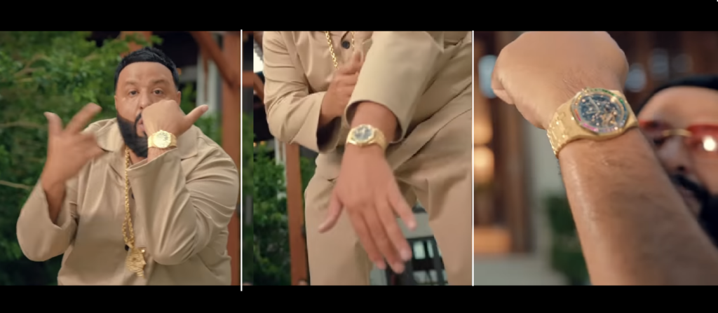 DJ Khaled spotted wearing m Jacob watch in 'BIG TIME' music video