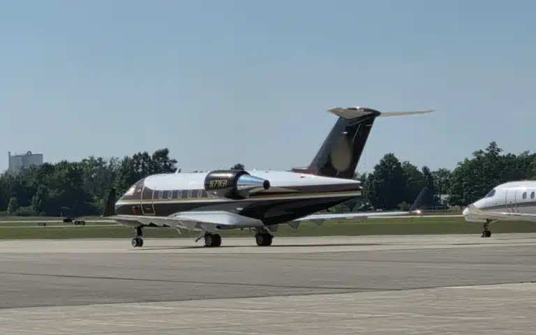 Musician's private jet draws controversy parked at Michigan airport as people say 'money can't buy class'