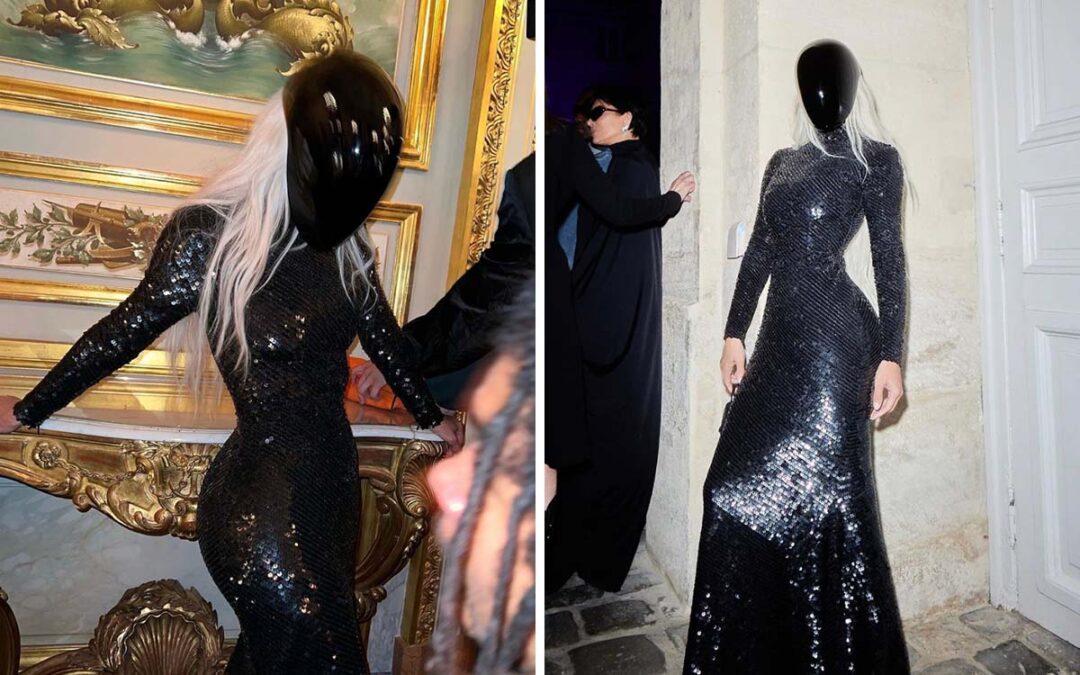 Kim Kardashian’s mask is a wild $6000 collab between Mercedes and Balenciaga