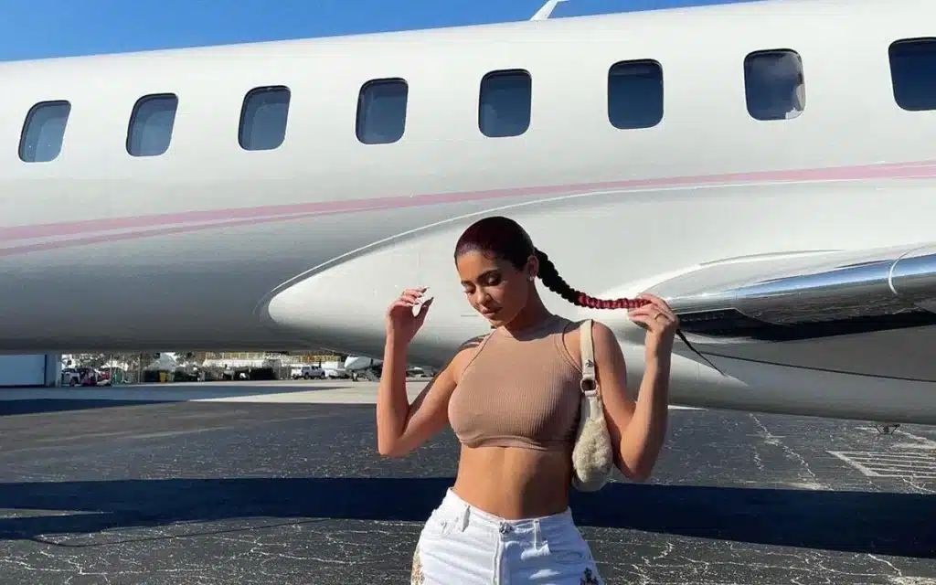 Kim Kardashian spent $55 million transforming her private jet, ‘Kim Air’, into a flying cashmere suite, but there's one rule that Kylie Jenner must oblige by