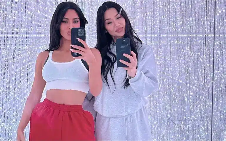 Kim Kardashian Tracy Nguyen Tracy Romulus matte black Tesla Cybertruck