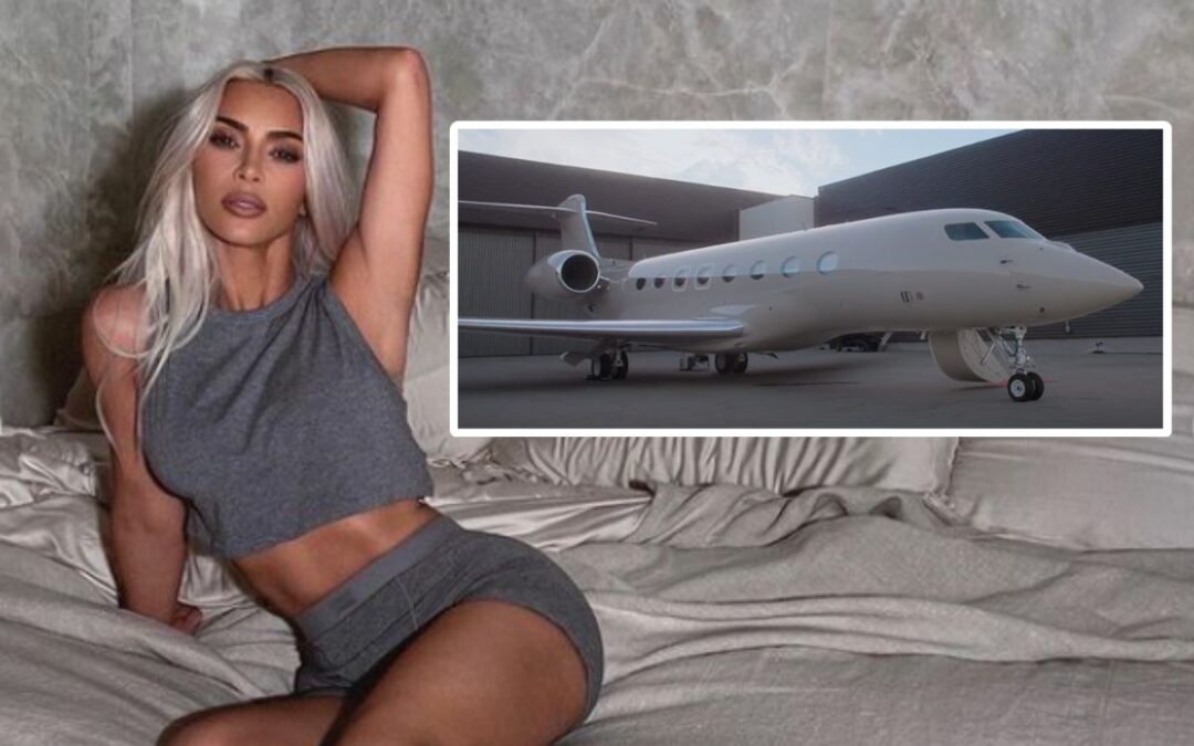 Kim Kardashian gives us a new look inside her ‘$150 million’ private jet