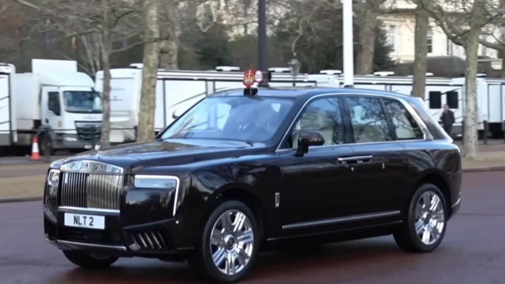 King Charles III was gifted a $410K Rolls-Royce Cullinan Series II by King of Bahrain and it bears an especially personal license plate