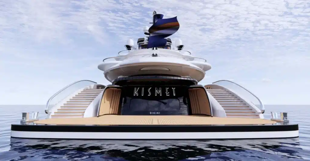 kismet superyacht deck