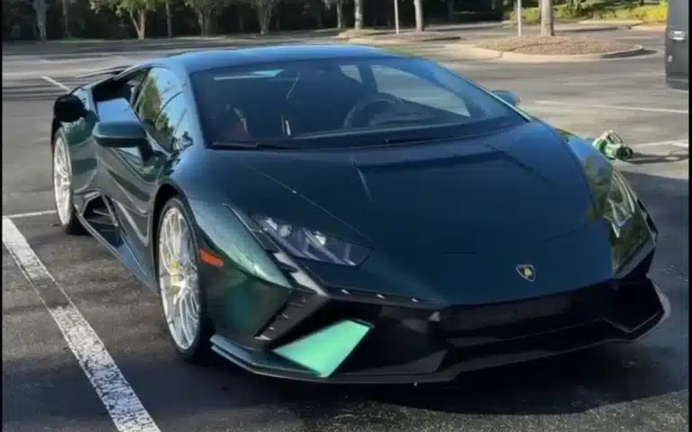 Florida pro Kleanx Detail does a sick job detailing billionaire's 1-of-200 Lamborghini, straight out the factory