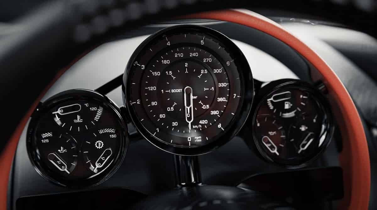 Interior of the Koenigsegg CC850 