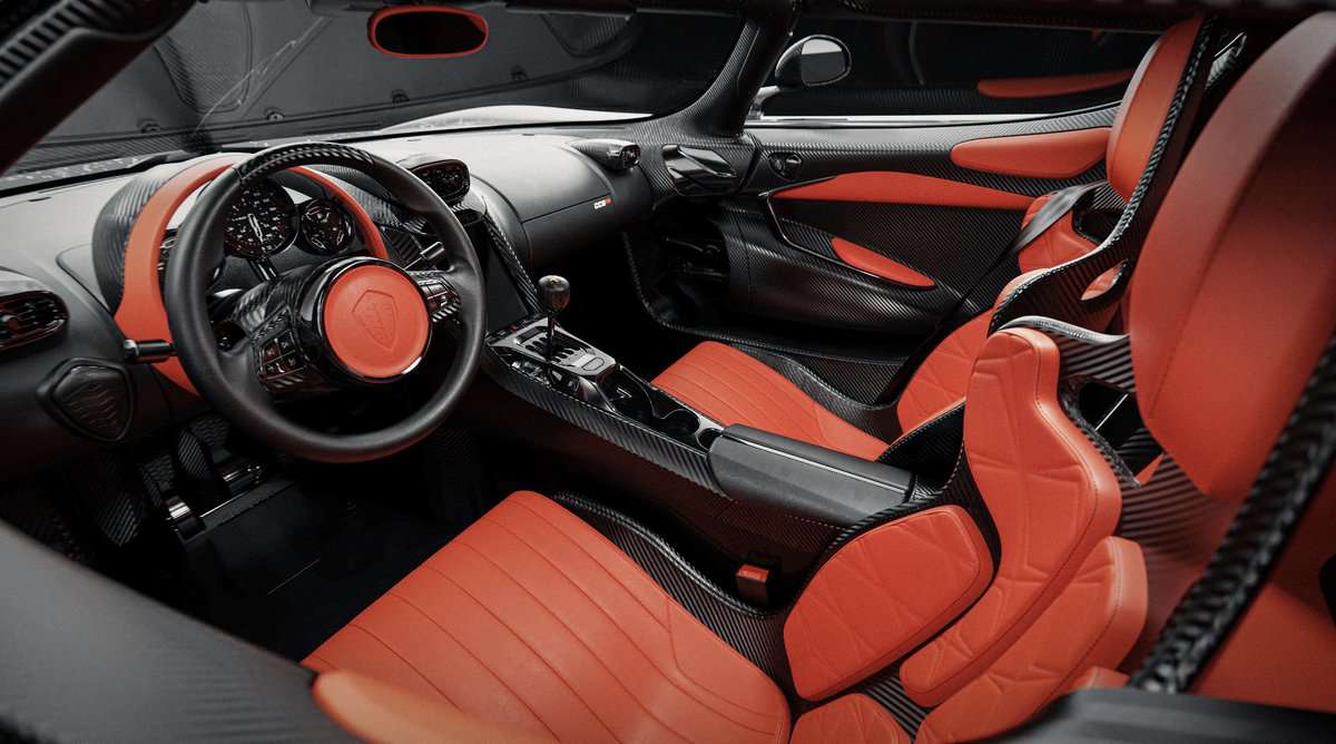 Interior of the Koenigsegg CC850 