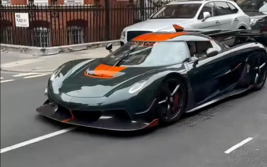 Koenigsegg Jesko Attack in Mayfair, London