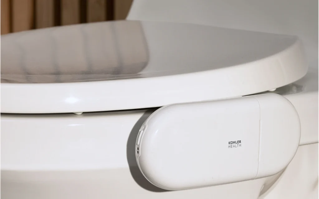This smart toilet sensor from Kohler, Dekoda, will analyze your waste