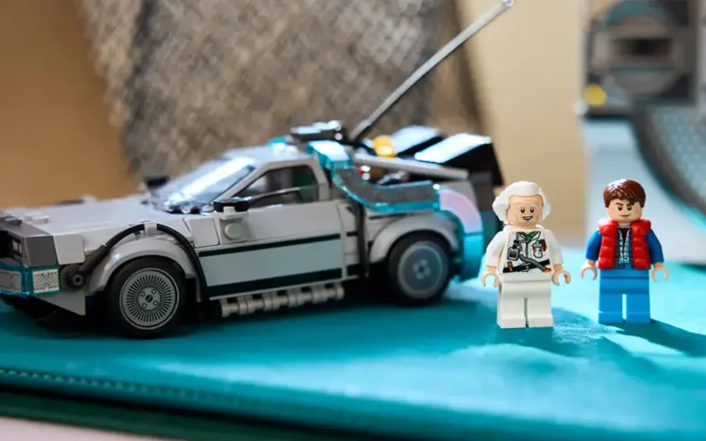 A LEGO DeLorean is on its way from Back to the Future as Marty McFly and Doc Brown rebuild the Speed Champions Time Machine once again