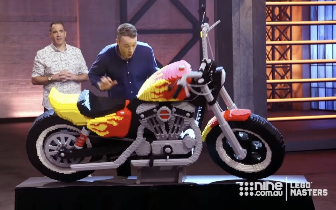 Watch this man accidentally smash a LEGO motorcycle worth $25,000