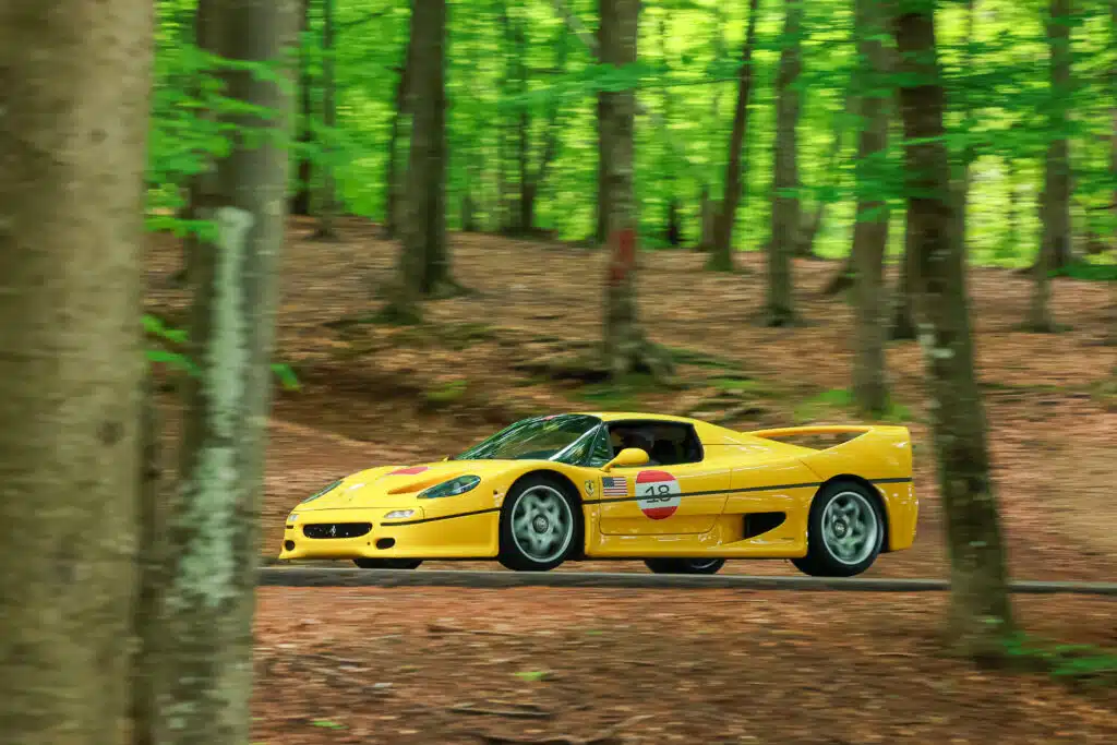 Ferrari F50 Legacy Tour celebrates 30 years with 20 rare V12 icons, honoring Ferrari V12s, raw gated manual, and collector car heritage