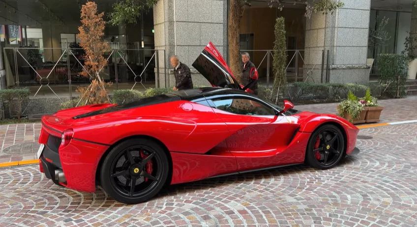 Man who owns a LaFerrari shares the common reaction he gets from people on the street who see him driving it