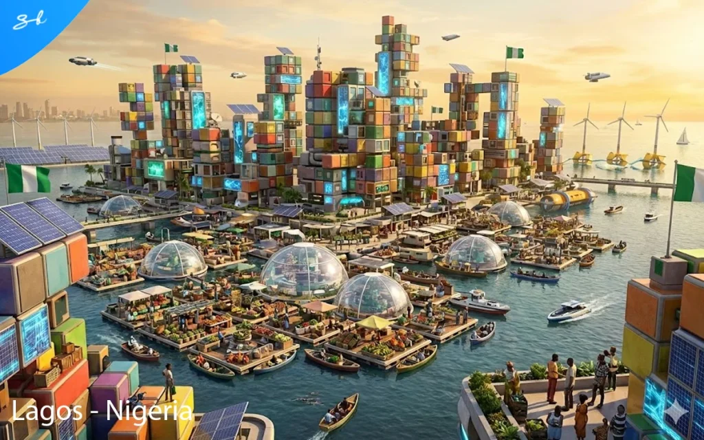 We asked AI to predict what the 20 most populated cities will look like in the year 5000, and this is the technological paradise it created