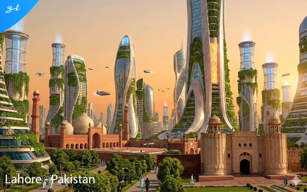 We asked AI to predict what the 20 most populated cities will look like in the year 5000, and this is the technological paradise it created