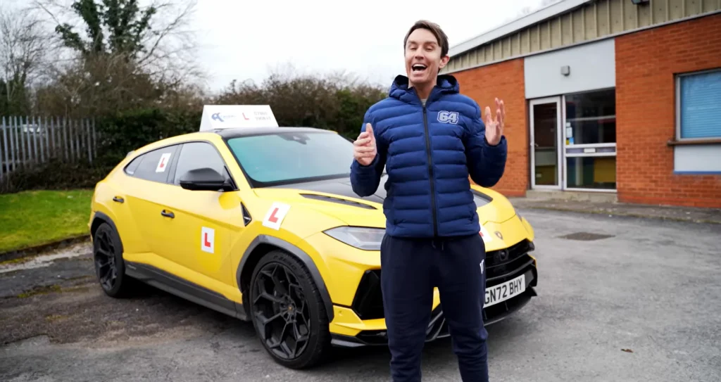 Man takes the first ever driving test in a Lamborghini Urus Performante and it was far from straightforward