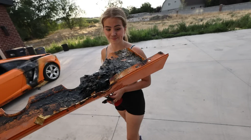 Utah man shares the wild reason his Lamborghini Gallardo caught on fire as he begins rebuild after it was declared a 'total loss'