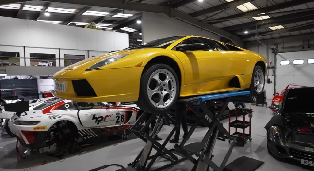 Man who bought damaged Lamborghini Murciélago that's been off the road for 6 years admits it may have been 'huge mistake' as he does costly full service