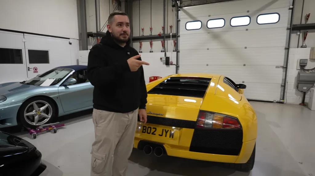 Man who bought damaged Lamborghini Murciélago that's been off the road for 6 years admits it may have been 'huge mistake' as he does costly full service