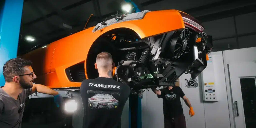 How do you rebuild a $300k Lamborghini? This team is doing it from scratch in their garage