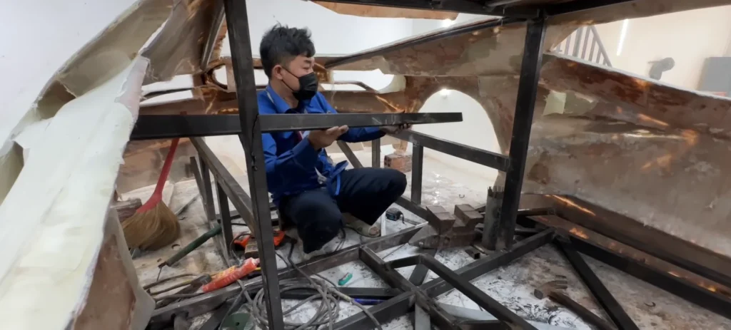 YouTubers transform scrapyard Nissan Maxima into hand-built Lamborghini while spending next to nothing
