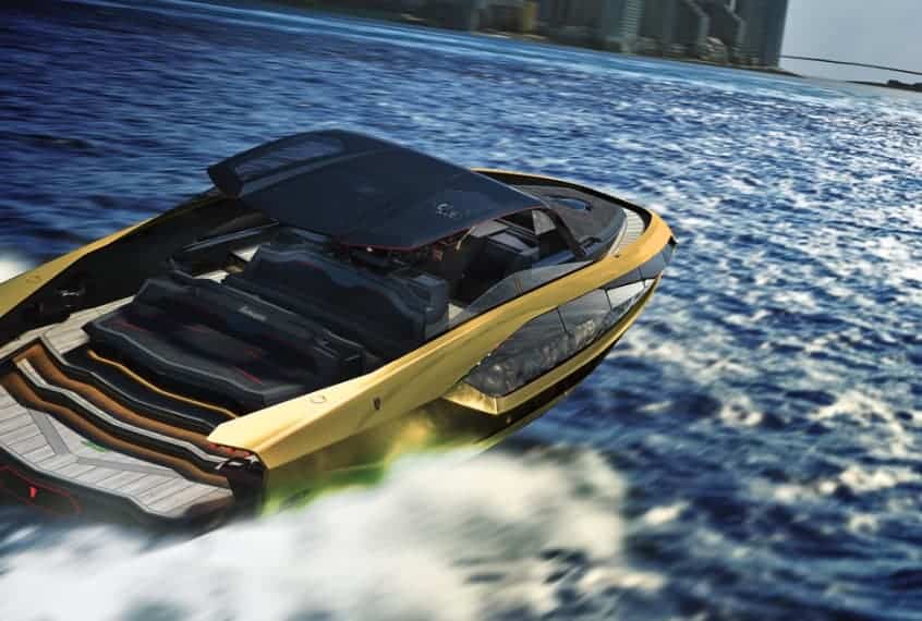 Lamborghini 63 on the water
