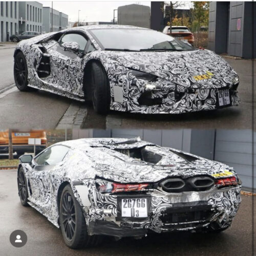 Lamborghini Aventador successor dashes to avoid the camera