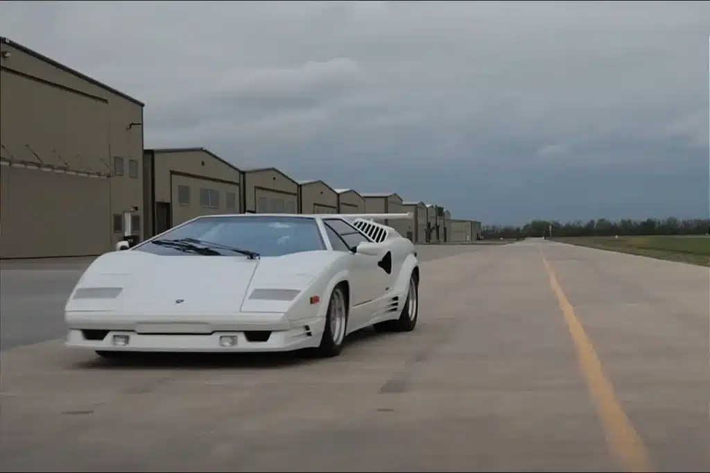 Lamborghini Countach Buick Grand National drag race USA