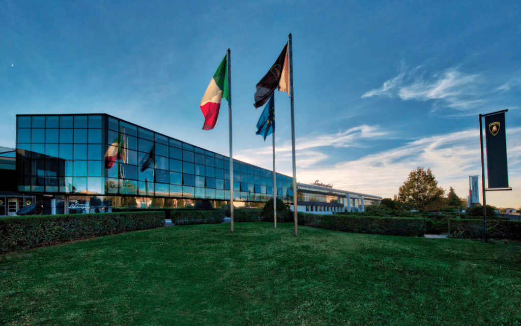 Lamborghini HQ in Bologna, Italy.
