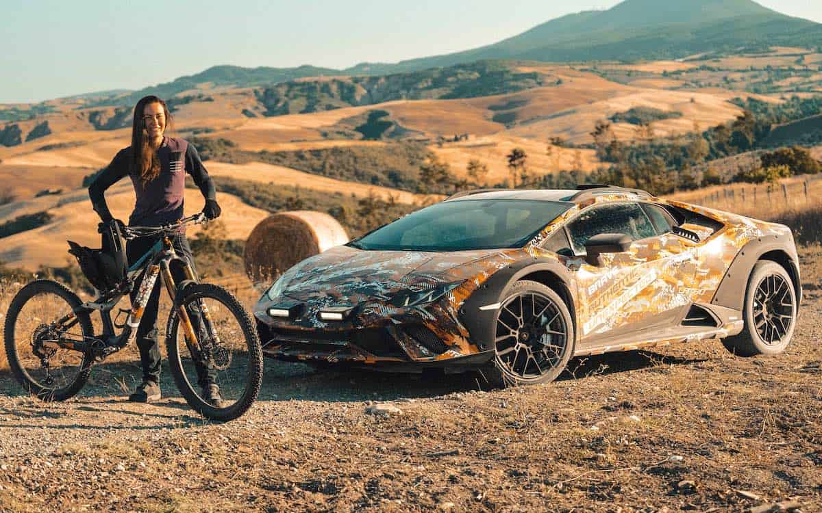 Lamborghini off-road advertisement