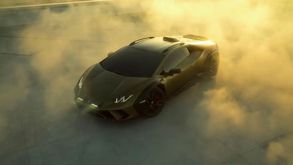 Lamborghini Huracán Sterrato, aerial view